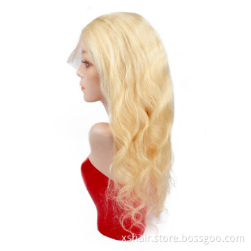 Virgin Blonde 613 Full Lace Wig  Human Hair Wigs Lace Front Wholesales Virgin Hair Wig Vendors